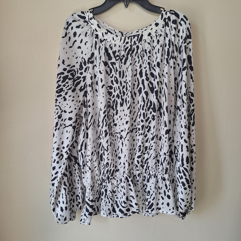 Stylish Cheetah Print Women's Blouse